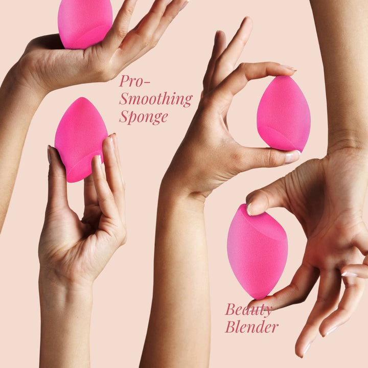 Achieve pro-level makeup with Issada’s Smoothing Sponge Duo—ideal for smooth, even coverage with minimal product waste.