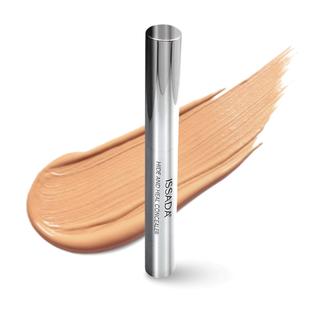 Conceal and correct effortlessly with Issada’s skin-loving Mineral Hide & Heal Concealer—crafted for seamless, breathable wear. Conceal and correct effortlessly with Issada’s skin-loving Mineral Hide & Heal Concealer—crafted for seamless, breathable wear.
