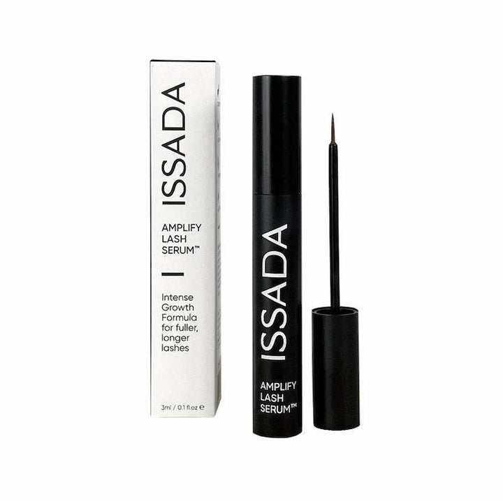 ISSADA Amplify Lash Serum with packaging on a white background