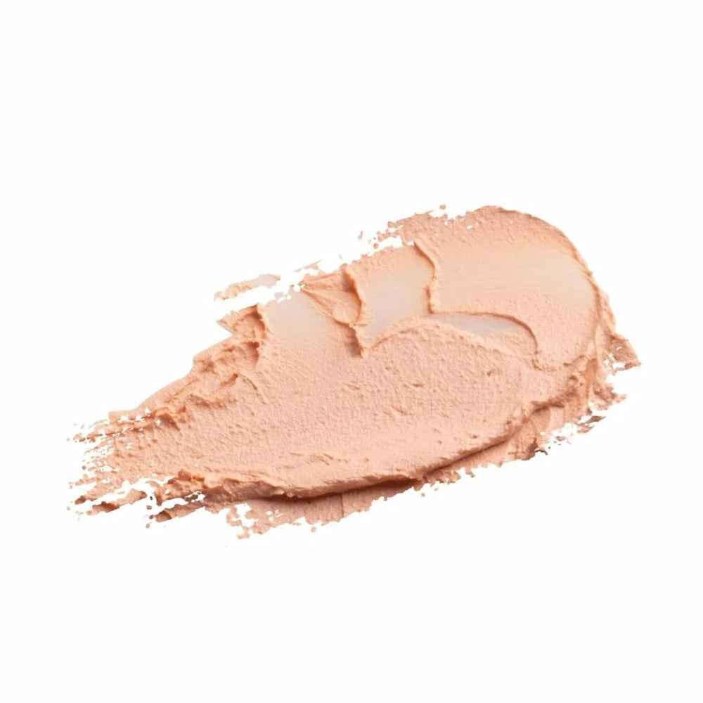 ISSADA Conceal & Highlight Duo swatch in Cool Bisque shade, creamy concealer texture for natural coverage on a white background