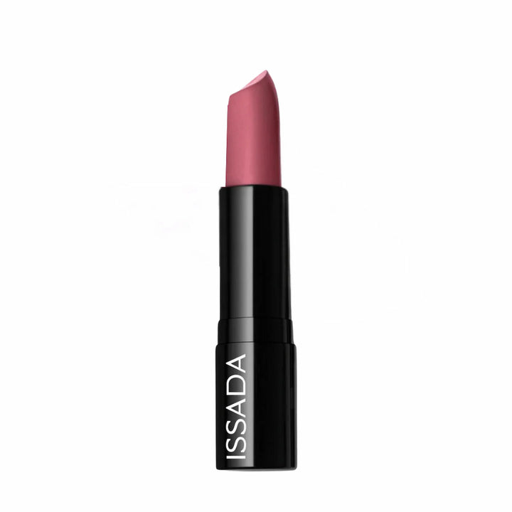ISSADA Luxury Matte Lipstick in grace pink shade on a white background