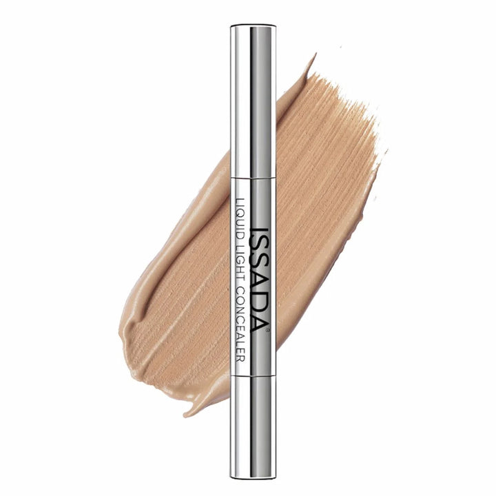 ISSADA Mineral Liquid Light Concealer in Coco shade - hydrating under-eye concealer for deeper skin tones on a white background