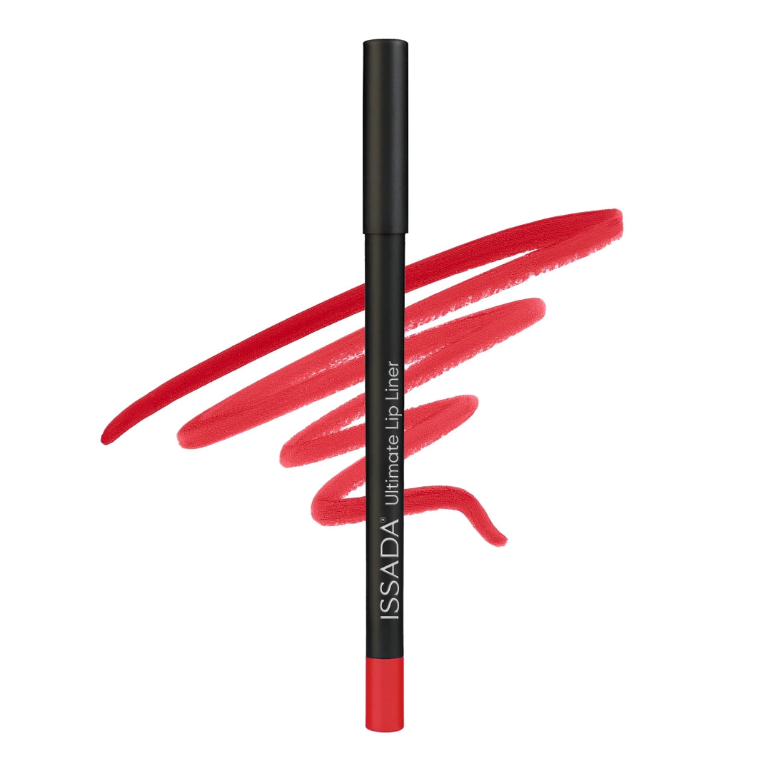 ISSADA Ultimate Lip Liner take me shade with  swatch on a white background ISSADA Ultimate Lip Liner take me shade with  swatch on a white background