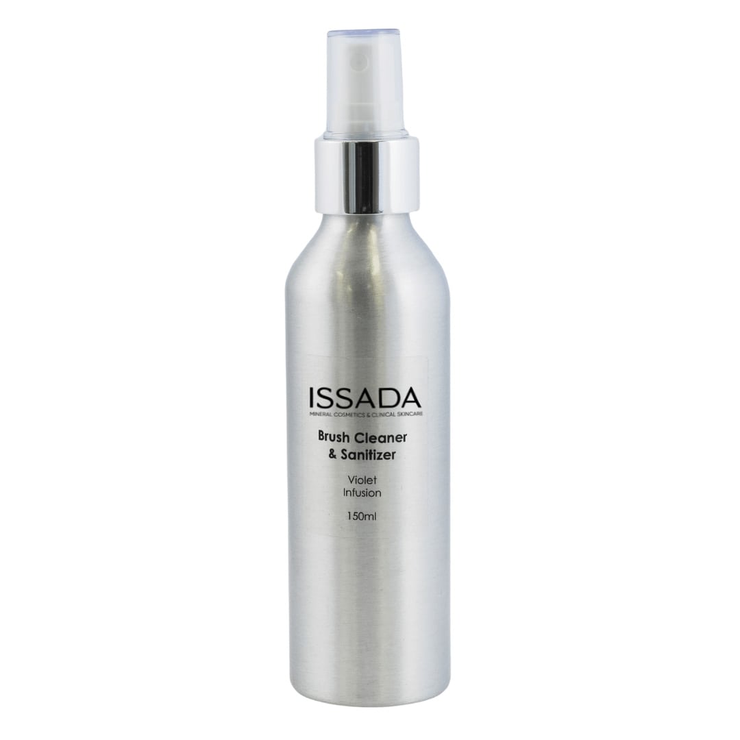 Effortlessly cleanse and sanitise makeup brushes with Issada’s Australian-made Brush Cleaner Sanitizer in Violet. Effortlessly cleanse and sanitise makeup brushes with Issada’s Australian-made Brush Cleaner Sanitizer in Violet.