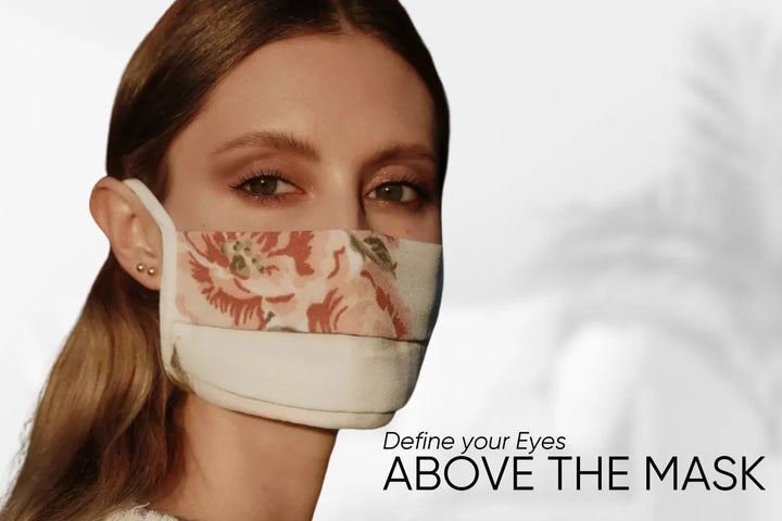 Define your eyes above the mask