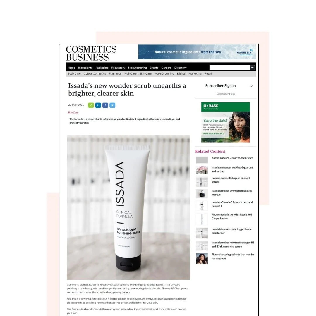ISSADA’s new wonder scrub unearths a brighter, clearer skin