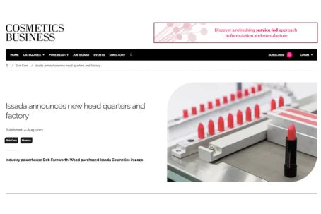 ISSADA announces new head quarters and factory