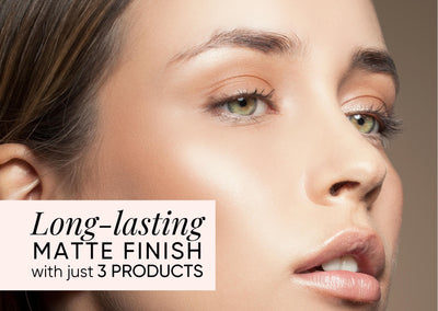 Long-Lasting Matte Finish With Just Three Products