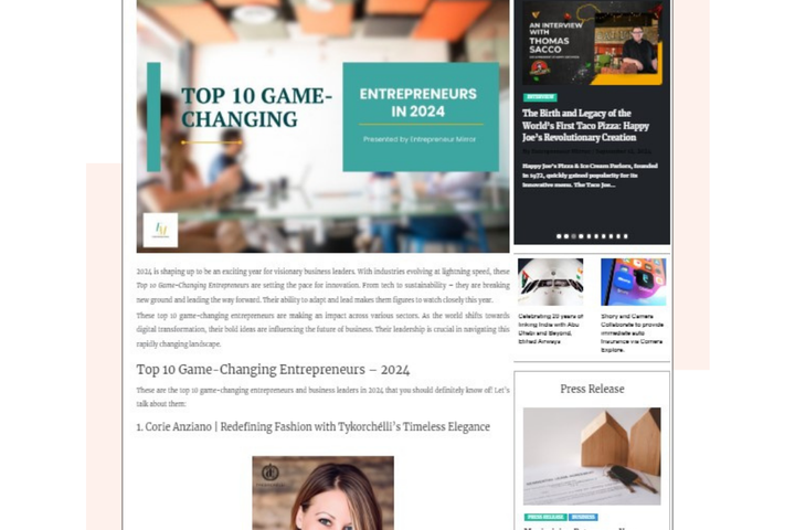 Top 10 Game-Changing Entrepreneurs to Watch in 2024