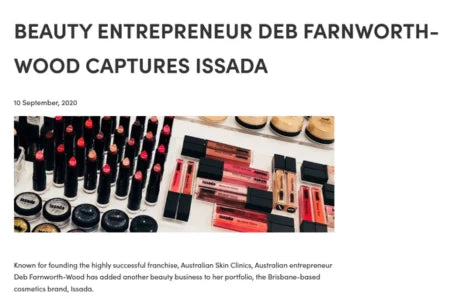 Beauty entrepreneur Deb Farnworth-Wood captures ISSADA