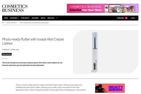 Photo-ready flutter with ISSADA Red Carpet Lashes