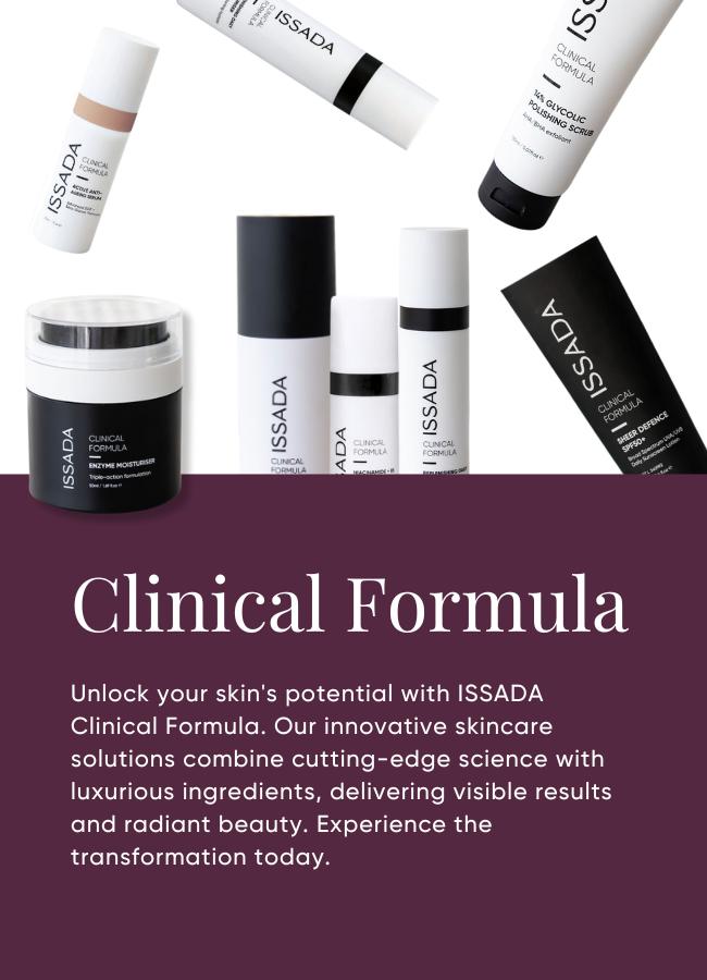 Issada Clinical Formula | Issada Mineral Cosmetics & Clinical Skincare