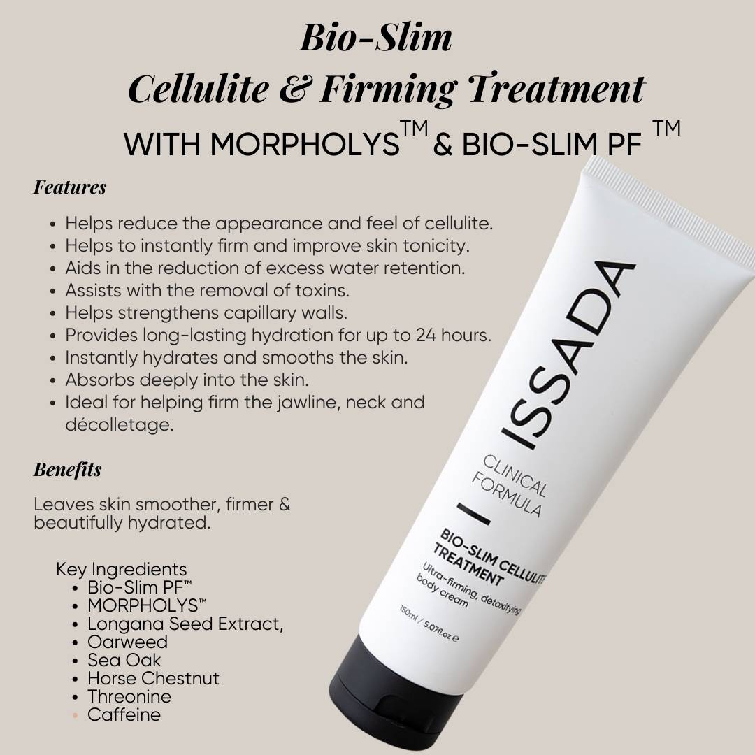 Bio-Slim Cellulite Treatment targets stubborn dimples with botanicals and caffeine, supporting smoother, firmer skin texture.