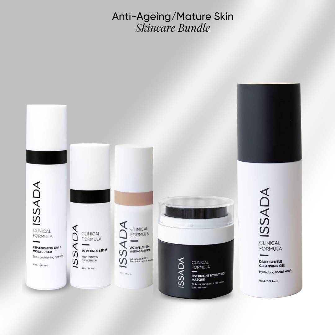 Support mature skin with this premium Australian skincare & makeup bundle. Dermatologist-approved & free from harsh additives.