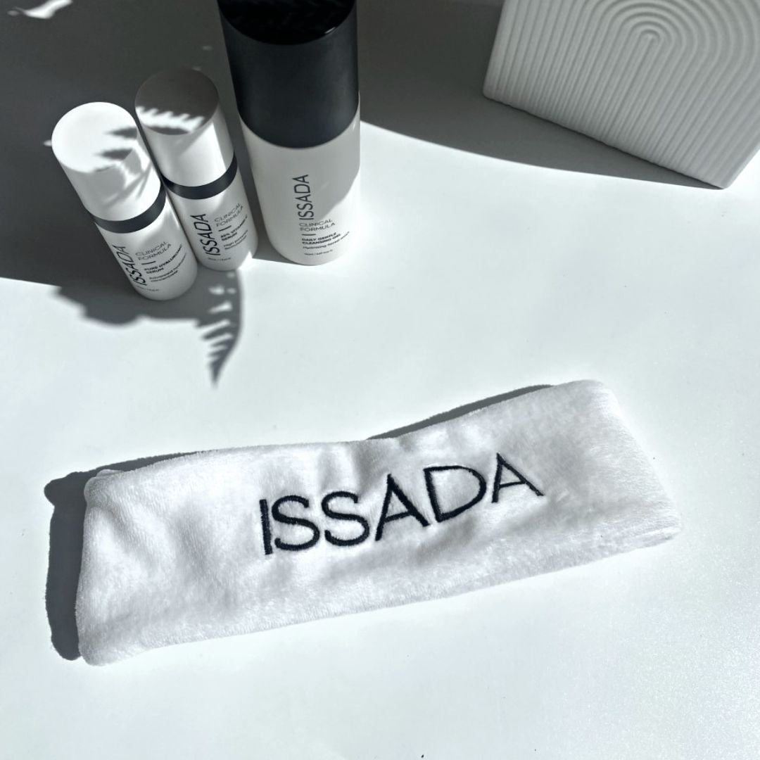 Experience comfort and convenience with Issada’s Cosmetic Headband—designed for skincare and makeup. Order yours now!