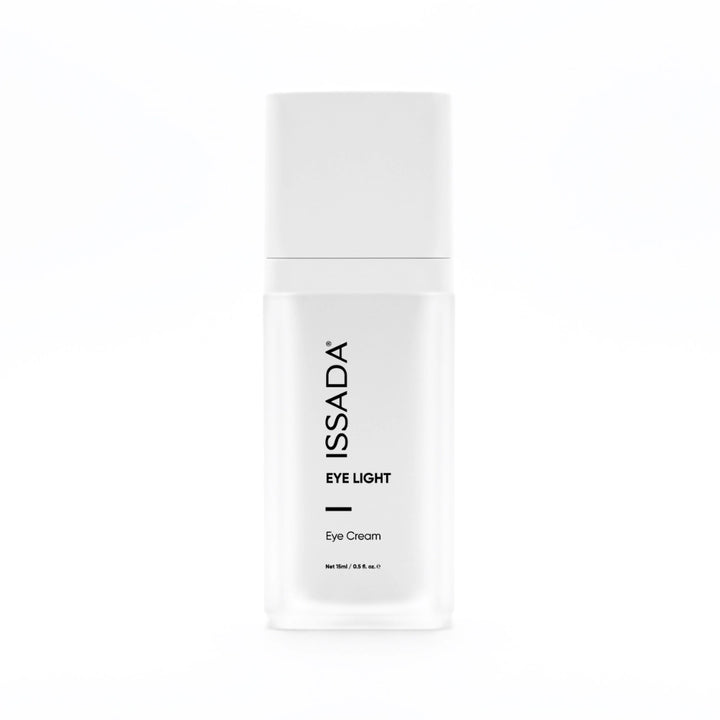 ISSADA Eye Light Eye Cream bottle 15ml hydrating eye treatment for dark circles and puffiness