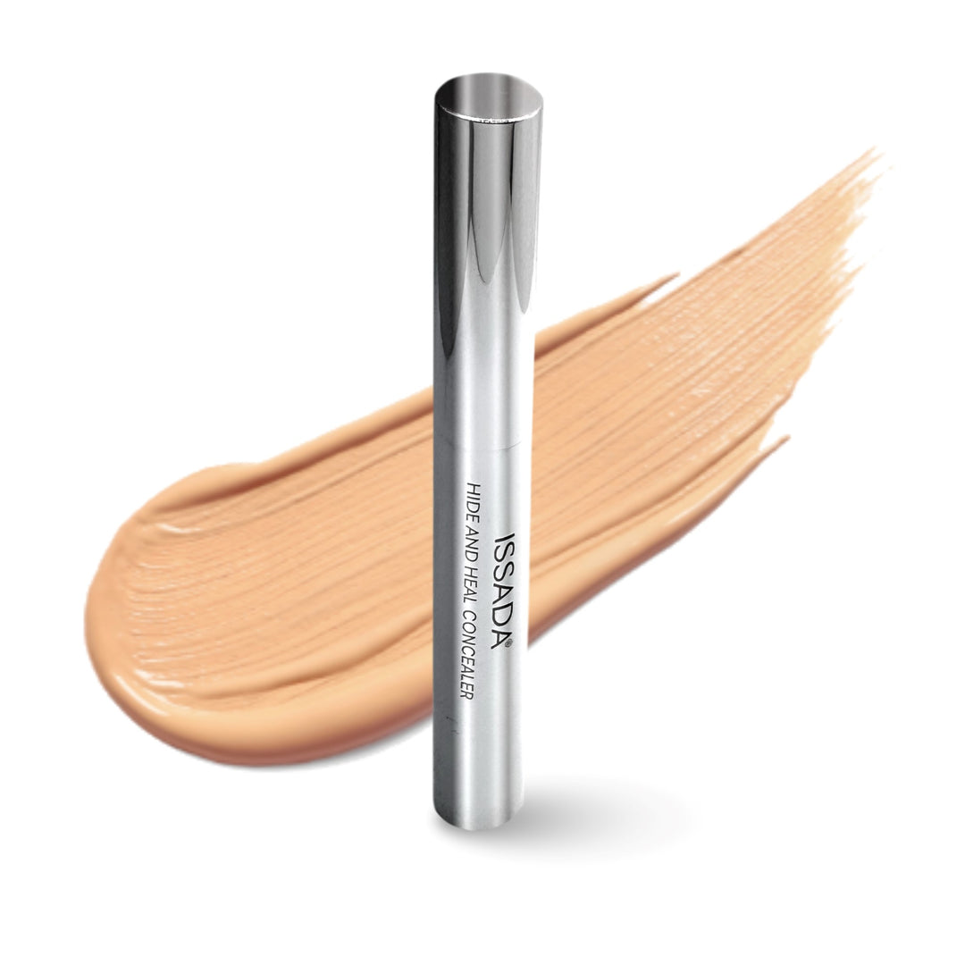 Discover the power of mineral-based coverage with Issada’s Hide & Heal Concealer—formulated for comfort and longevity.