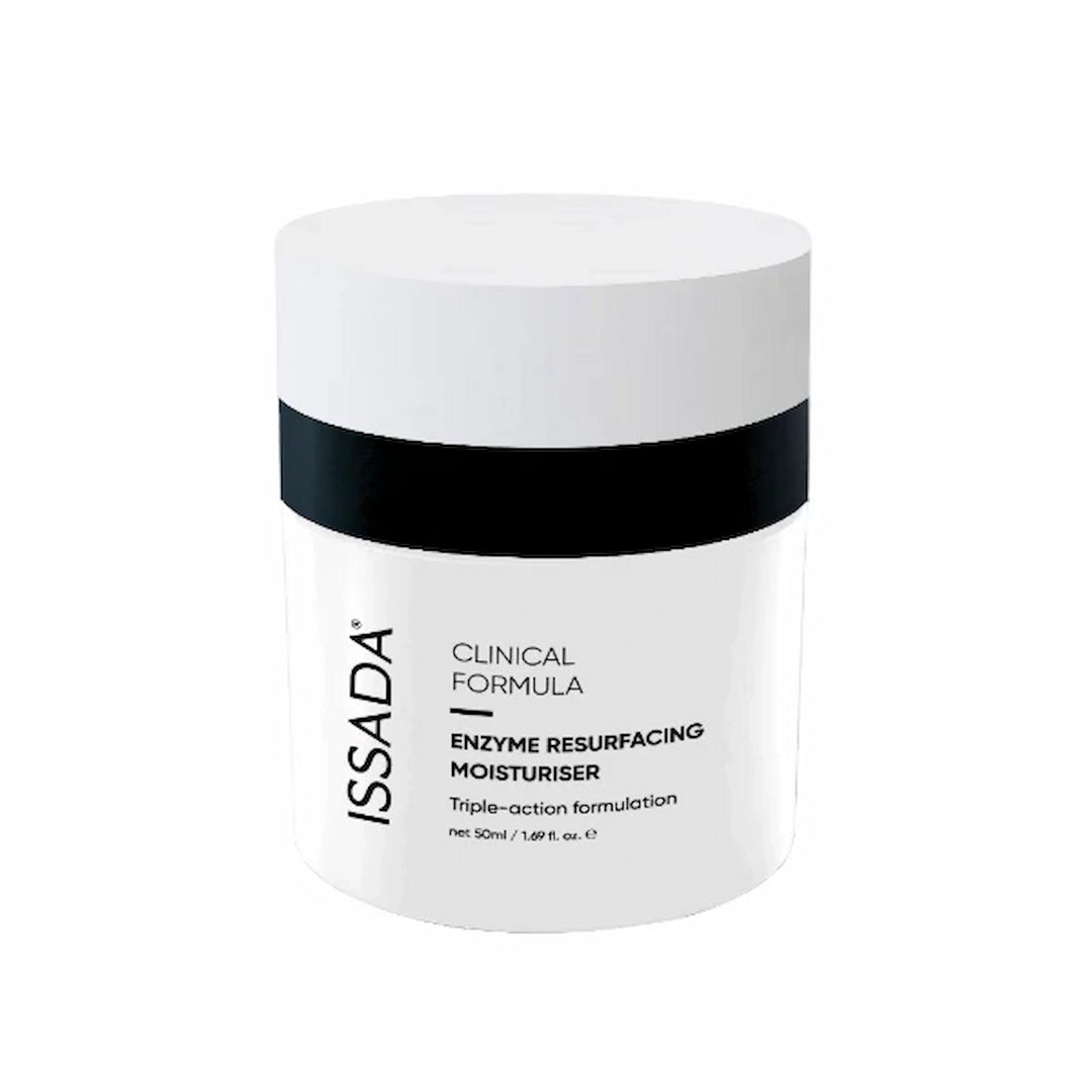ISSADA Enzyme Resurfacing Moisturiser on a white background
