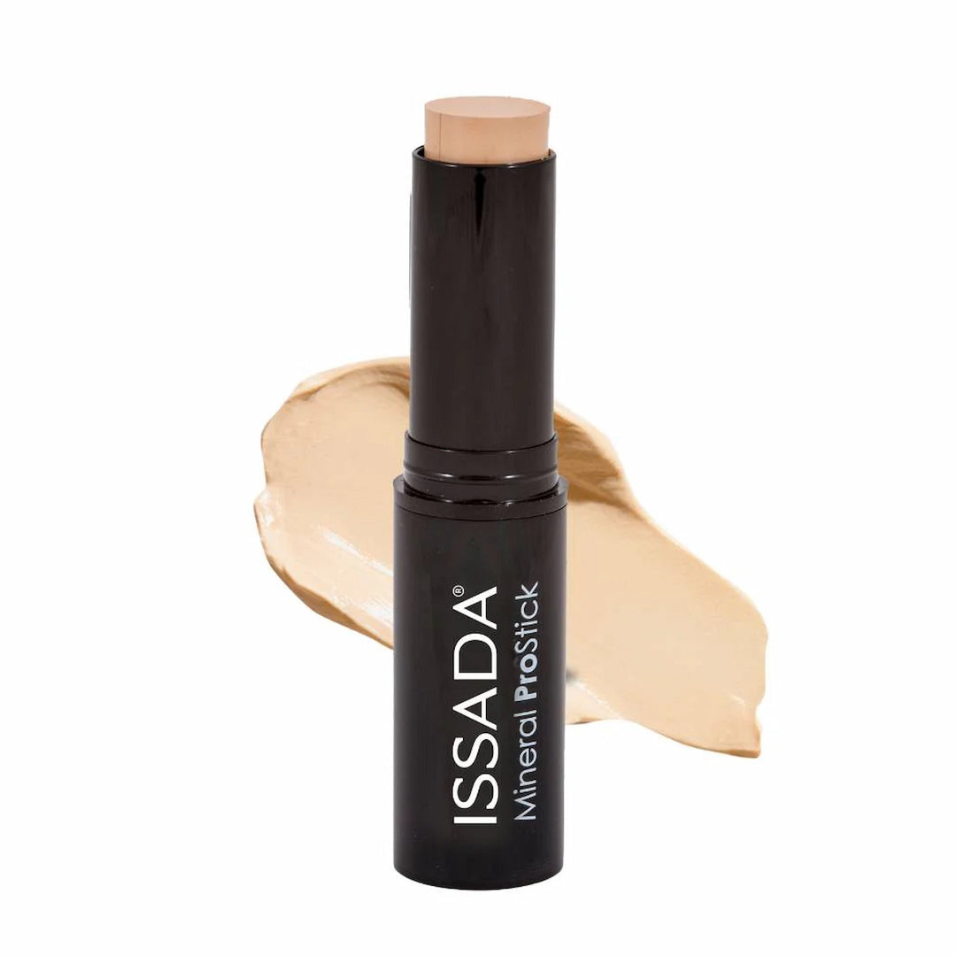 ISSADA Mineral ProStick 2 light neutral shade for fair skin on a white background
