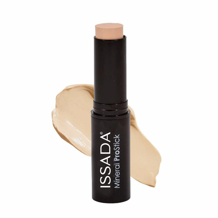 ISSADA Mineral ProStick 3 light beige shade for fair to light skin tones on a white background