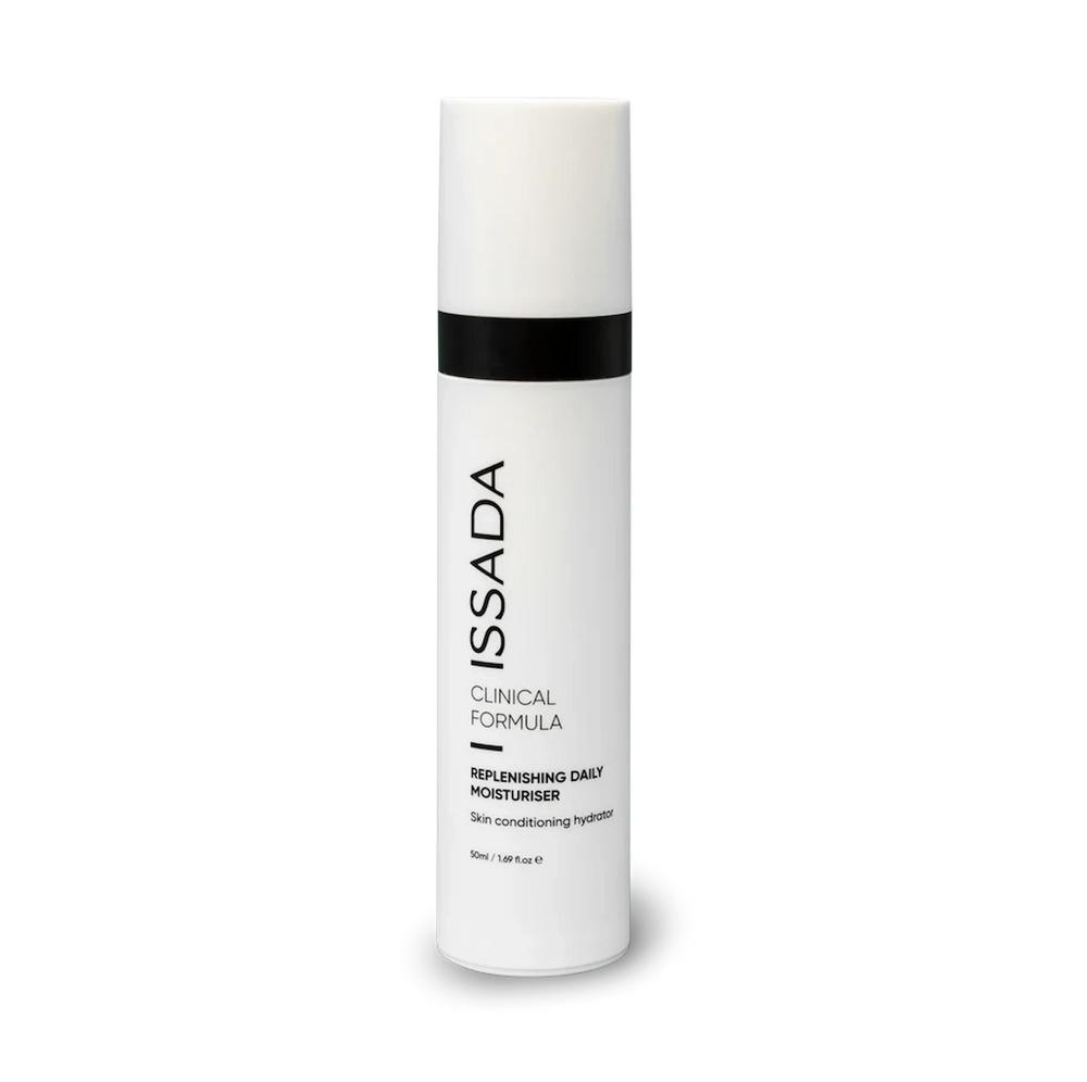 ISSADA Replenishing Daily Moisturiser skin conditioning hydrator on a white background
