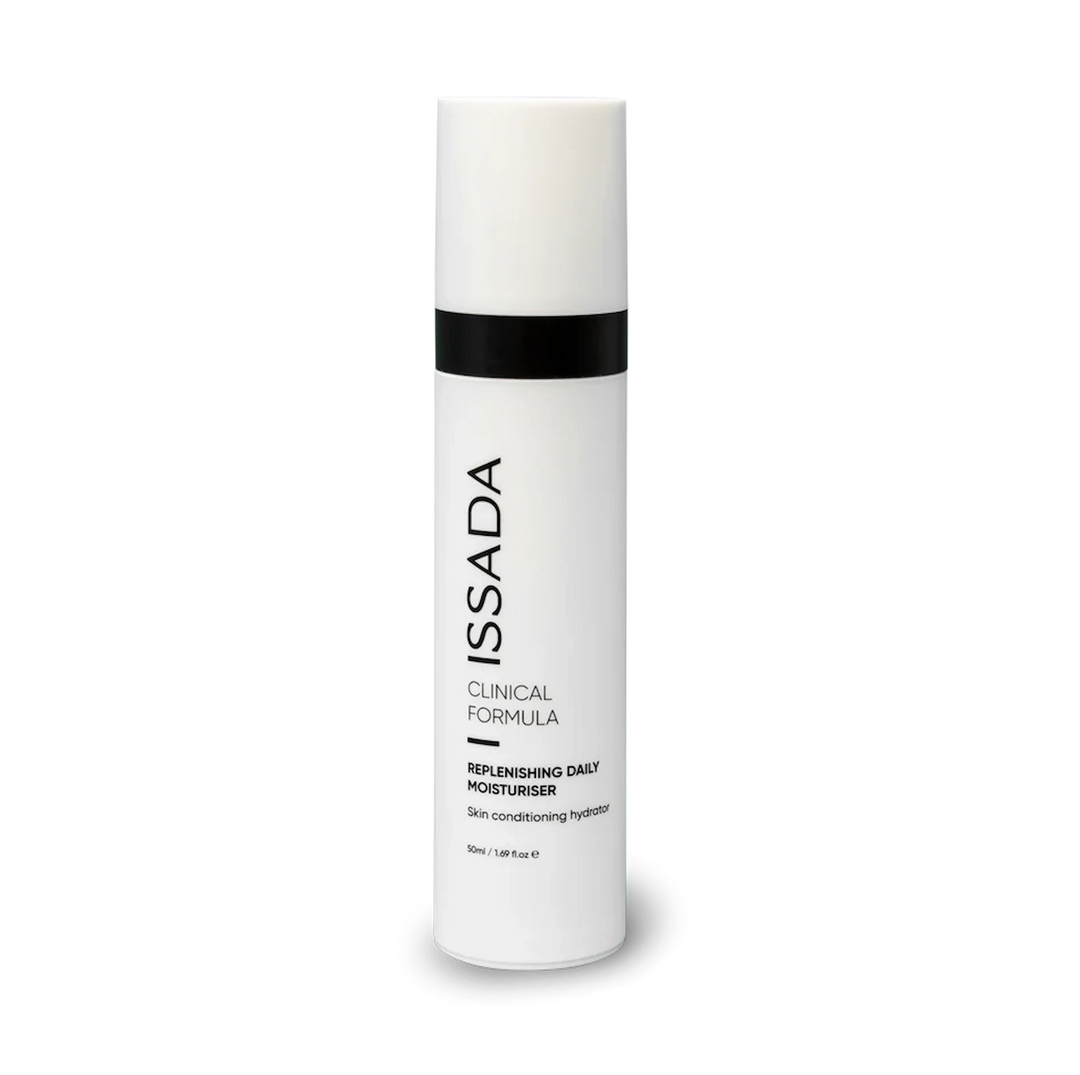 ISSADA Replenishing Daily Moisturiser skin conditioning hydrator on a white background