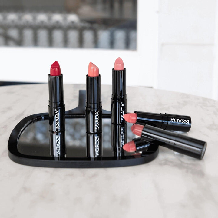 Experience velvety-smooth colour with Issada’s Luxury Matte Lipstick—richly pigmented, long-wearing, and proudly Australian-made.