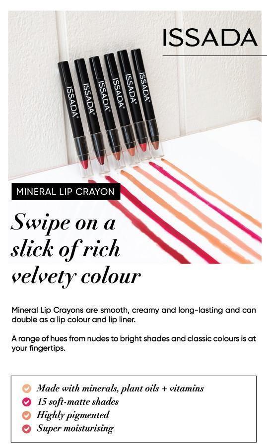 Mineral Lip Crayon - Issada Mineral Cosmetics & Clinical Skincare