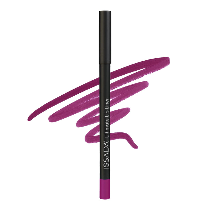 ISSADA Ultimate Lip Liner narcissist with strokes on a white background