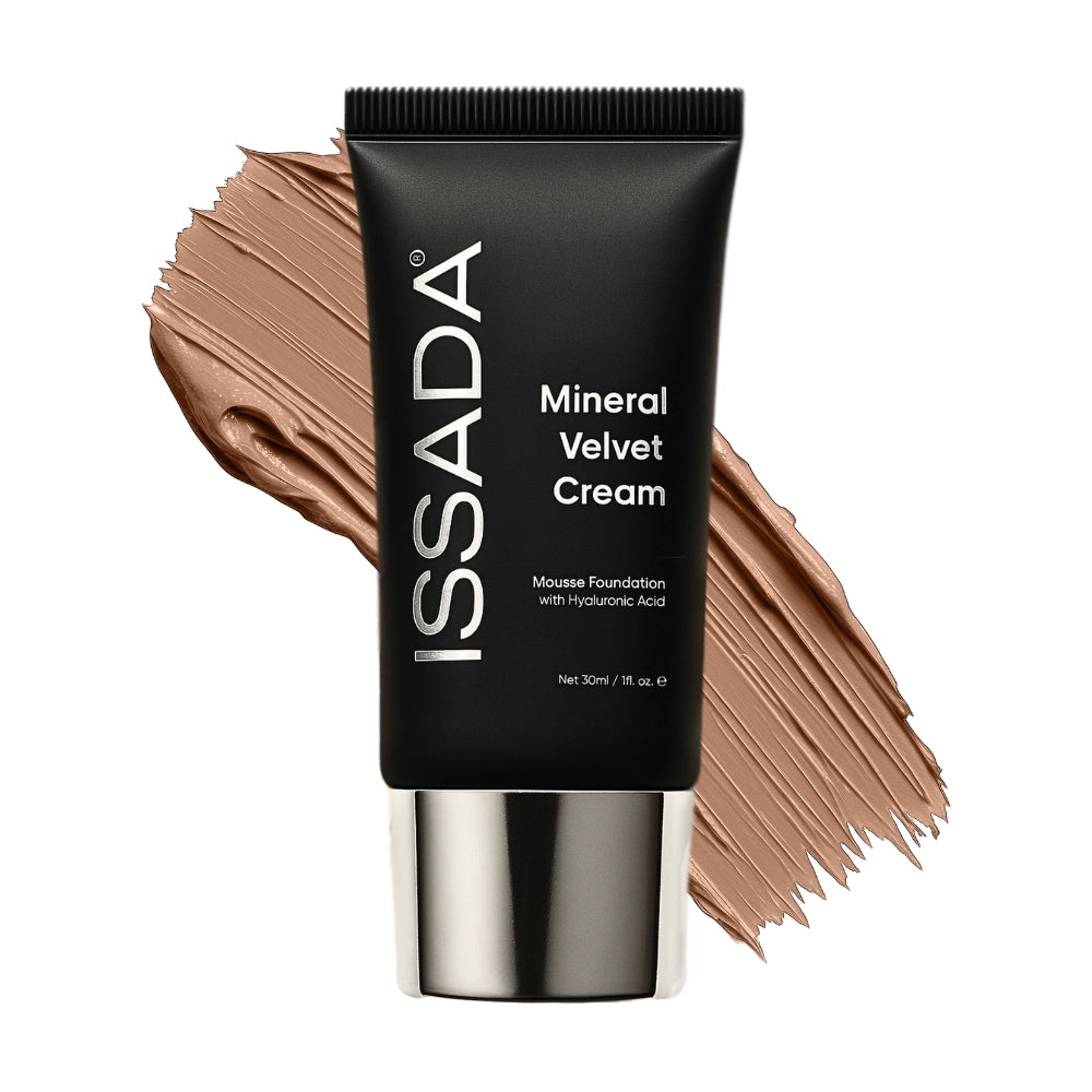 ISSADA Mineral Velvet Cream Milan shade with colour swatch on a white background