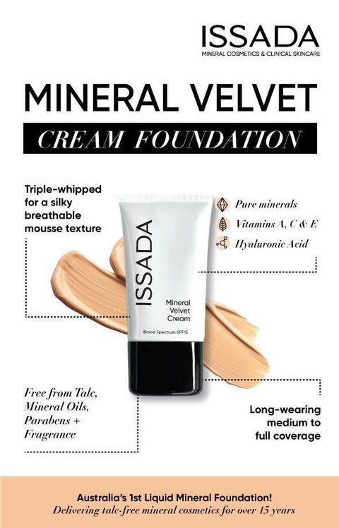Mineral Velvet Cream - Issada Mineral Cosmetics & Clinical Skincare